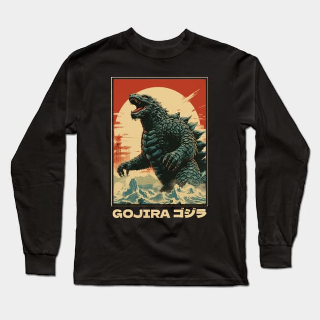 Godzilla - King of the Monsters Long Sleeve T-Shirt by Seraphine